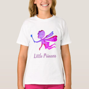 Little Princess Fairy Ruffle T-Shirt, White T-Shirt