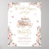 Little Princess Floral Baby Baby Shower Welcome