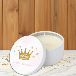 Little Princess Girl Baby Shower Mini Candle Favors