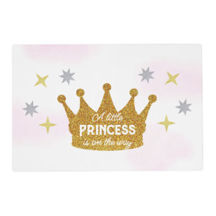 Little Princess Girl Baby Shower Placemat