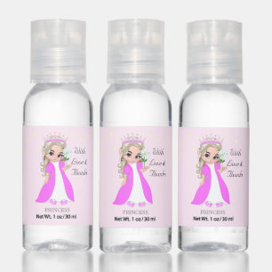 Little princess in pink Party Favor Hand Sanitizer