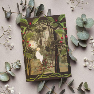 Little Princess in the Forest Greeting Card
