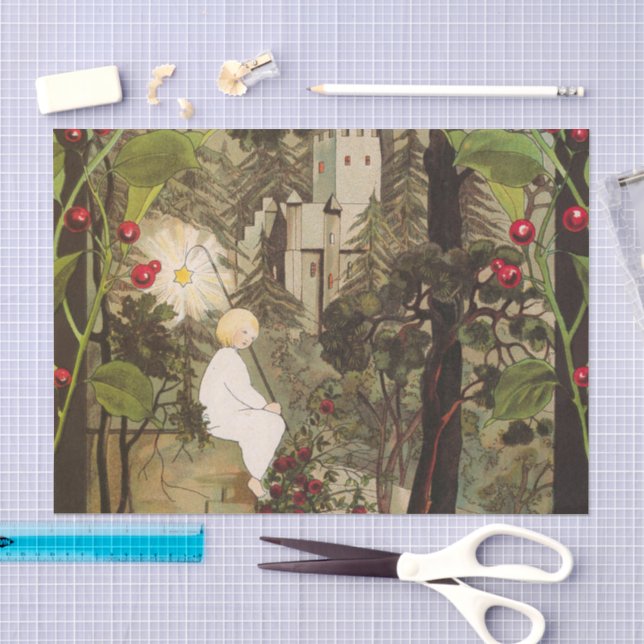 Little Princess in the Forest  Tissue Paper (Craft)