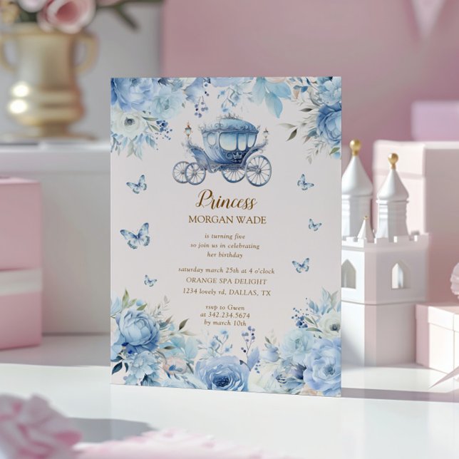 Little Princess Kid's Birthday Budget Invitation (Creator Uploaded)