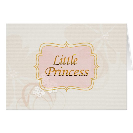 Little Princess Name Tag (Front Horizontal)