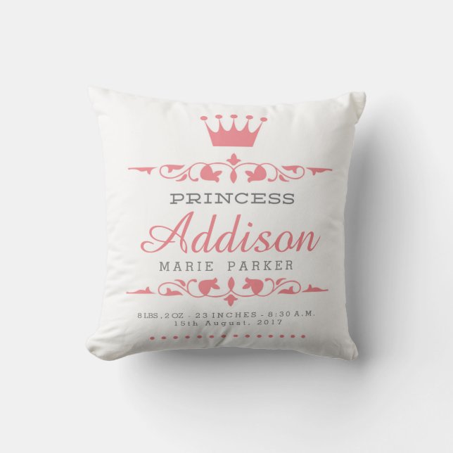 Little Princess Nursery Pillow (Front)