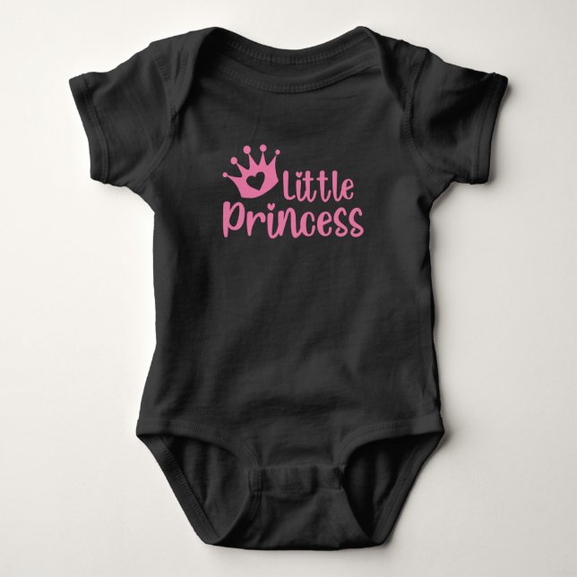 Little Princess. Personalize Baby Bodysuit (Front)
