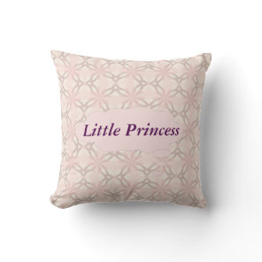 Little Princess Personalized Throw Pillow