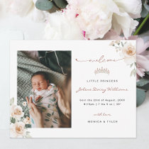Little Princess | Photo Birth Announcement