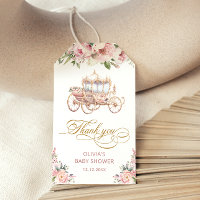 Little Princess Pink & Gold Baby Shower Thank You