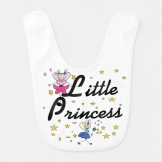 Little Princess Stick Figures Bib