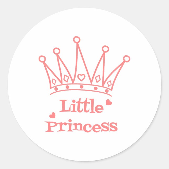 Little Princess Sticker – A Royal Touch (Front)