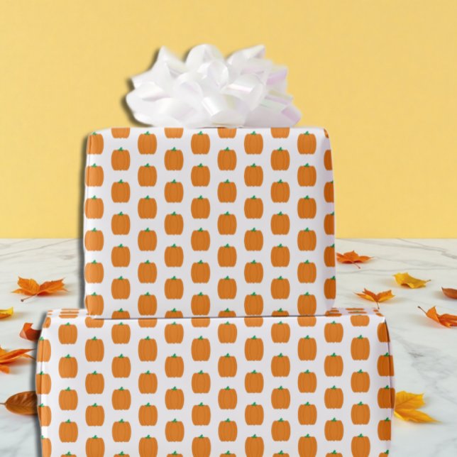 Little Pumpkin 1st Birthday Wrapping Paper (Creator Uploaded)