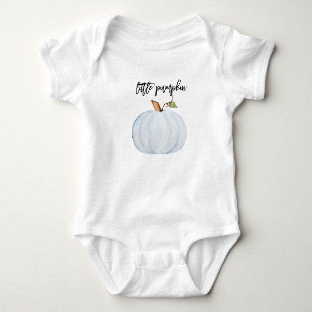Little Pumpkin all in one Baby Bodysuit (Front)