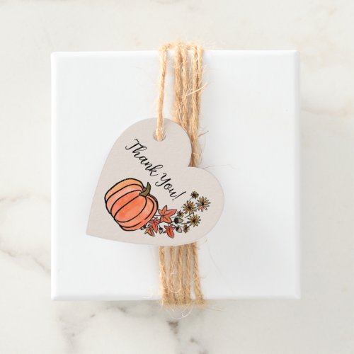 Little Pumpkin Autumn Harvest Fall Baby Shower Favor Tags