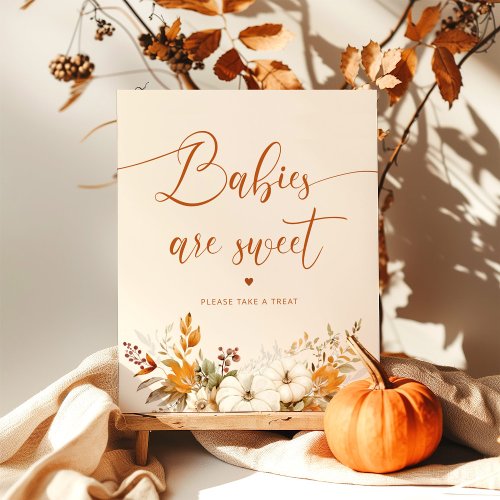 Little pumpkin Babies are sweet Poster