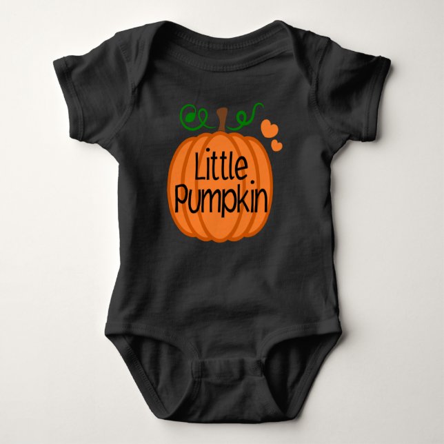 Little Pumpkin Baby Bodysuit (Front)