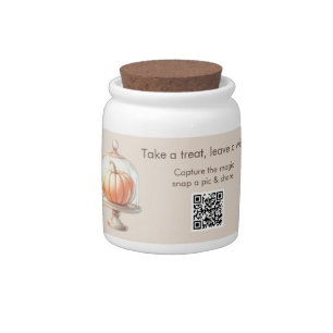 Little Pumpkin Baby Shower – Autumn Chic Candy Jar