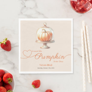 Little Pumpkin Baby Shower – Autumn Chic Napkins