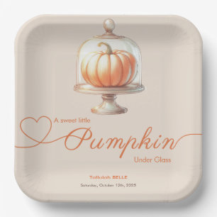 Little Pumpkin Baby Shower – Autumn Chic Paper Plates