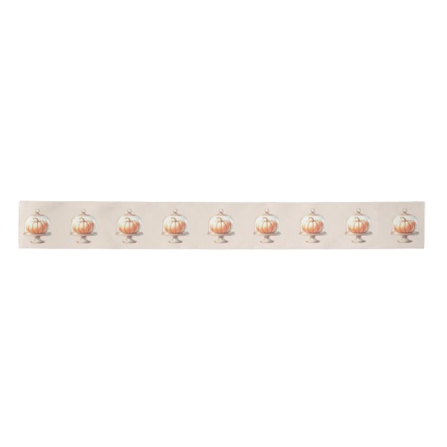 Little Pumpkin Baby Shower – Autumn Chic Satin Ribbon (Front)