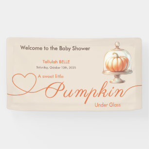 Little Pumpkin Baby Shower – Autumn Elegance Banner