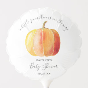 Little Pumpkin Baby Shower Balloon