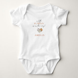 Little Pumpkin Baby Shower  Bodysuit