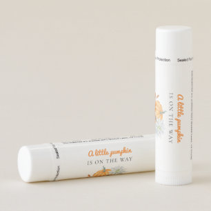 Little Pumpkin Baby Shower Elegant Simple Modern Lip Balm
