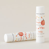 Little Pumpkin Baby Shower Fall Cute Foliage sweet Lip Balm