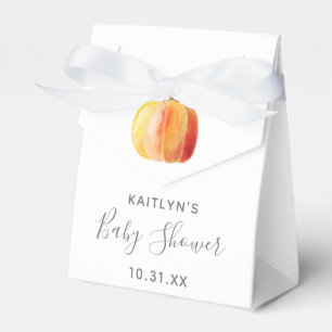 Little Pumpkin Baby Shower Favor Boxes