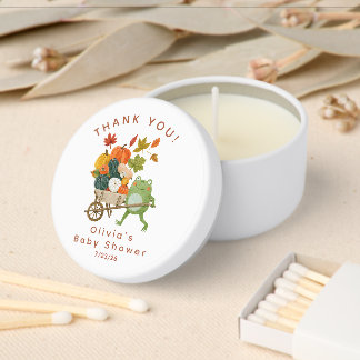 Little Pumpkin Baby Shower Favor Candle Mini Candle Favors