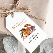 Little Pumpkin Baby Shower Gift Tags