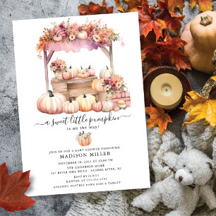 Little Pumpkin Baby Shower Invitation
