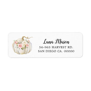 Baby Shower Return Address Labels | Zazzle