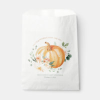 Little Pumpkin Baby Shower Treat Bag Favor