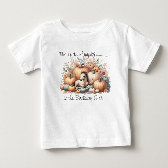 Little Pumpkin  Baby T-Shirt (Front)