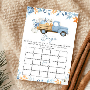 Little Pumpkin Blue Truck Bingo Game