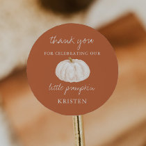 Little Pumpkin Boho Fall Baby Shower Favor Tags