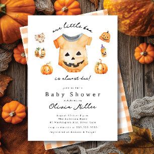 Little Pumpkin Boo Baby Shower Invitation