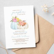 Little Pumpkin Boy Baby Shower Invitation