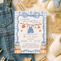 Little Pumpkin Boy Clothes Fall Baby Shower