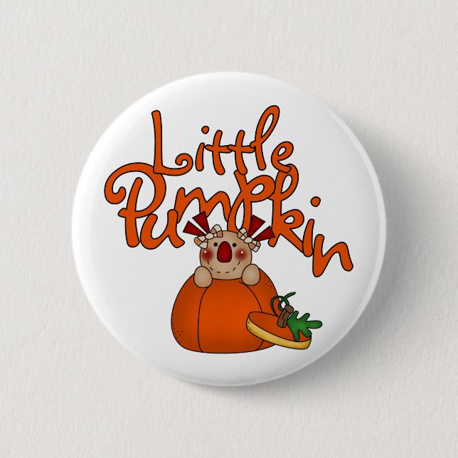 Little Pumpkin Button (Front)