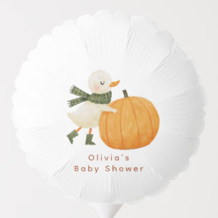 Little Pumpkin Duck Baby Shower Air Balloon