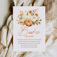 Little Pumpkin Fall Baby Shower Books for Baby