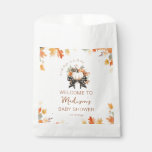 Little Pumpkin  Fall Baby Shower Floral &amp; Plaid   Favor Bag