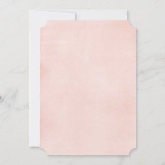 Little pumpkin fall blush pink floral greenery invitation | Zazzle