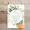 Little pumpkin fall couples greenery baby shower