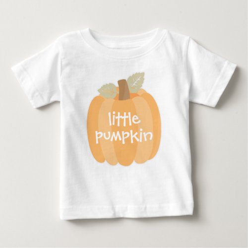 Little Pumpkin Fall Halloween or Birthday Baby Baby T_Shirt