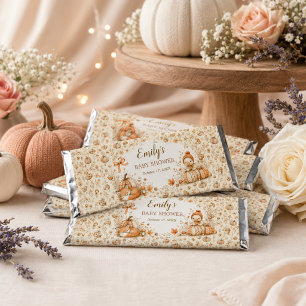 Little Pumpkin Fall  Hershey Bar Favors